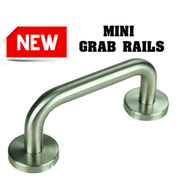 Mini Grab Rail 19 x 150mm Brushed